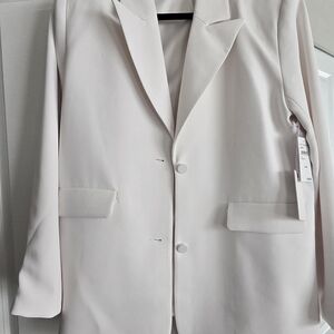 Good American Women's Blazer in Soft White